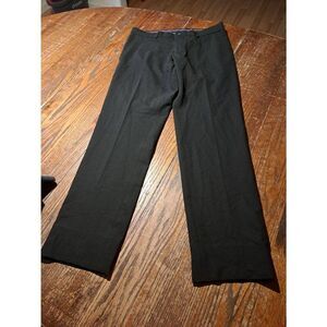 30x29 Northern Comfort Black Flat Front Dress Pants Slacks Trousers